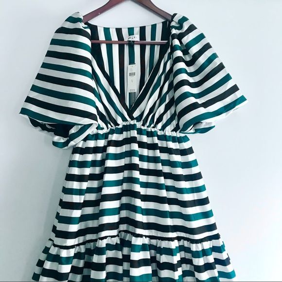 Anthropologie Delfi Striped Tiered Maxi Dress NWT - Picture 11 of 15